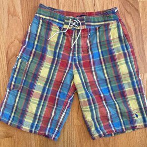 Boy's Polo Swim Trunks Large (14-16)